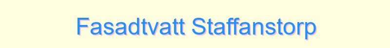 Fasadtvätt Staffanstorp - lokal service